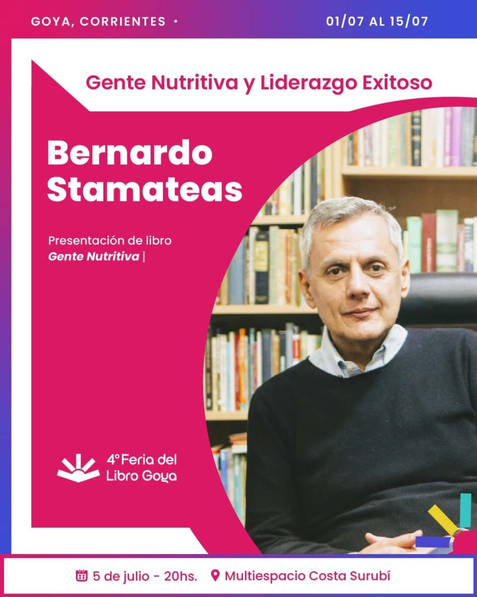 Bernando Stamateas vuelve a Goya, esta vez será en la Feria del Libro el 5 de Julio - LT6 GOYA